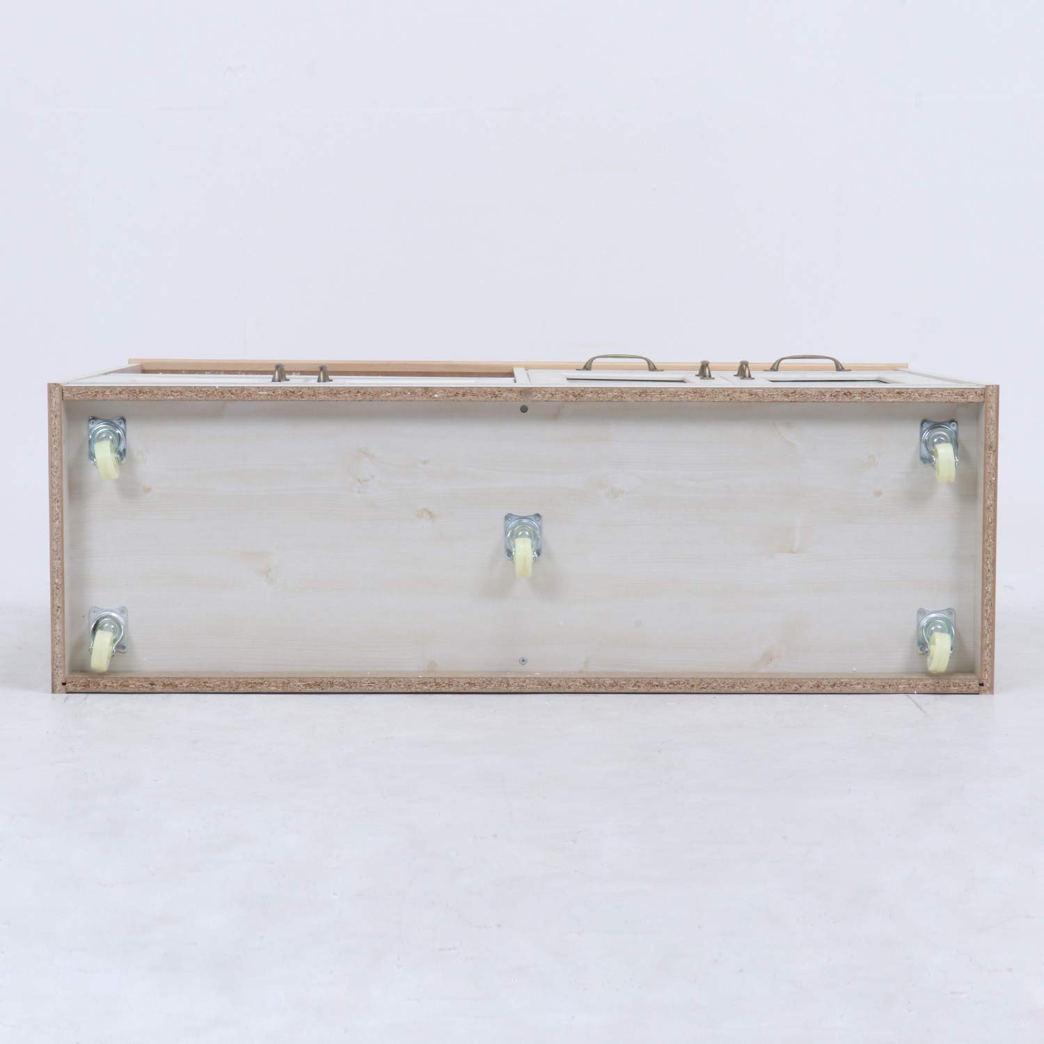 Amazon｜不二貿易 キッチンカウンター 食器棚 幅118×奥行39.5~41×高さ